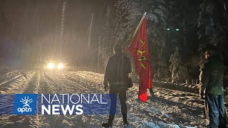 Gidimt’en evict Coastal GasLink from Wet’suwet’en territory | APTN News