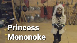 롱소드 원령공주 vs  레이피어 가볍고, 느린 스파링 - Slow Sparring with Princess Mononoke