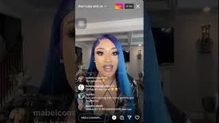 Daujee Keyes instagram live