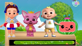 JJ Brody Pinkfong Baby Shark Learns Colors | CoComelon Nursery Rhymes \u0026 Kids Song #02