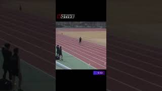 경찰 체력시험 100m  측정영상