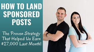 How to Land Sponsored Posts With Your Blog (make $100/hour)