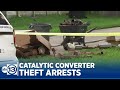 5 arrested in catalytic converter theft ring in Pearland, Fresno