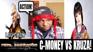 VF5FS- C-MONEY VS KRUZA! (Virtua Fighter 5: Final Showdown)- Lau Chan VS Aoi matches, FGC, Gaming.