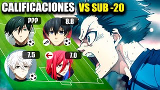 ¿Quién fue el MVP del partido  Blue Lock Eleven vs. Japón Sub-20?