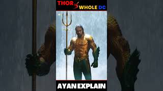 Thor VS DC Powerful Characters #shorts Ayan Explain #short #ironman #ironman #avengers #thanos