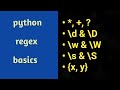 Python regex basics | Hands-on Metacharacters and Occurence Indicators