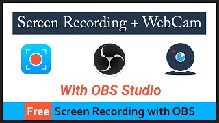 How to record computer screen? | Free screen recording with webcam using OBS