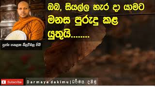 ඔබේ ජීවිතයේ වගකීම් කාලය අද හෙට , කෙදිනක හෝ ඉවර වෙන්න පුළුවන් - Ven. Hasalaka Seelawimala Thero