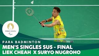 MALAYSIA 🇲🇾 X 🇮🇩 INDONESIA - Men's Singles SU5 Final | Para Badminton - Paris 2024 Paralympics