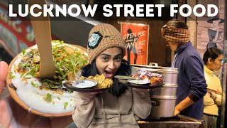 I Tried the Best Chaat \u0026 Momo in Lucknow | Street Food Lucknow ​⁠​⁠ ​⁠@kavitakaparwan