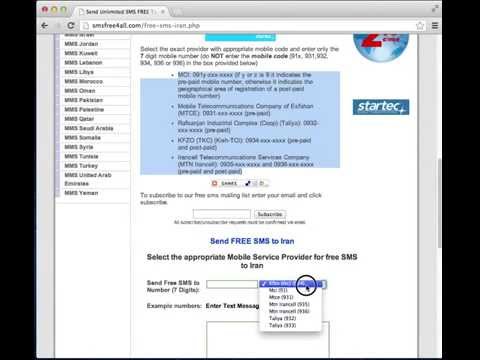 How to Send Free SMS to Iran - Free Text Messaging to Iran How to Send Free SMS to Iran - Free Text Messaging to Iran