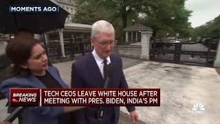 Tech CEOs meet President Biden and Indian PM Modi at the White House