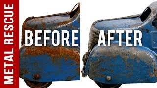 How To Remove Rust From A Vintage/Old Rusty Metal Toy Truck