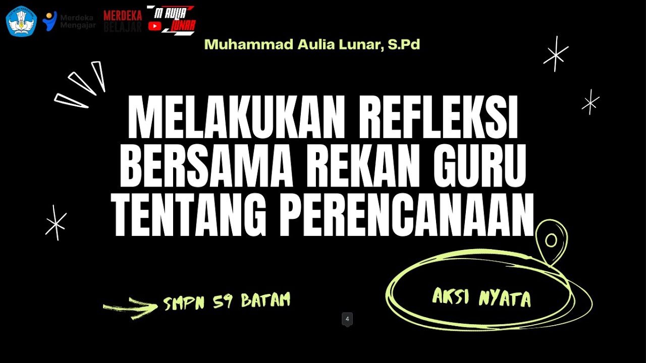 Aksi Nyata Refleksi Bersama Rekan Guru Tentang Perencanaan Untuk ...