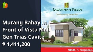 Murang Bahay in Front of Vista Mall Gen Trias Cavite