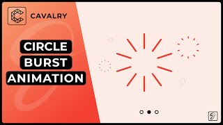 Cavalry - How to create circle burst | tutorial