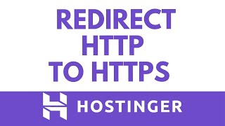 How to Redirect HTTP to HTTPS in WordPress on Hostinger