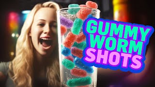 Electric Gummy Worm Cocktail Tutorial: Shockingly Delicious!