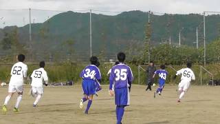 2017.11.25　TRM２　宗像セントラル　vs　グランロッサ　(30分)　(中学サッカー)