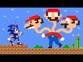 GameUp: Sonic vs the Giant Zombies Three Head Mario Head