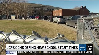 JCPS considering changing start times for 2026-27 school year