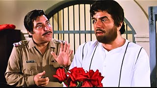Dharam Paaji का Jail वाला Scene | Aag Hi Aag (1987) | Dharmendra, Shatrughan Sinha, Chunky Pandey
