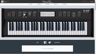 Beethoven: Ode to Joy (Virtual Piano)