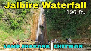 Jalbire Waterfall ma Chiso Chiso Pani | Lamo Jharana | 196ft height | Motovlog | Nepal | ANS