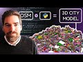 Generate 3D City Models from OpenStreetMap (OSM) with Python