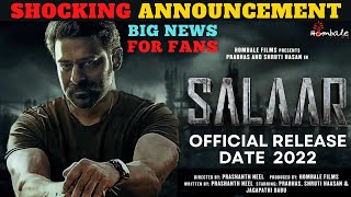 salaar official trailer I salaar movie trailer I salaar release date I salaar announcement #salaar
