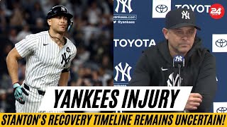 Yankees Injury Tracker: Giancarlo Stanton has no timetable to resume baseball activities