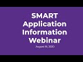 Application Information Webinar Recording