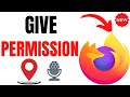 How to Allow Camera & Microphone in Firefox Browser