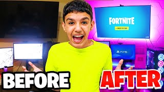 14 Year Old Builds DREAM $30,000 Gaming Setup/Room! (2022)