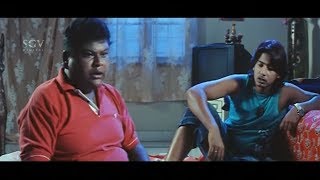 Bullet Prakash wife watching movie with lover Comedy | Prajwal Devraj | Gange Bare Thunge Bare Movie