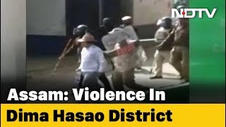 Amid Indefinite Shutdown In Assam District, 5 Injured In Clashes