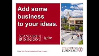 Stanford Ignite — Full-Time 2022 Information Session