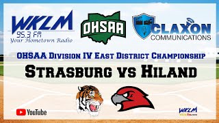 Strasburg vs Hiland - OHSAA Division IV East District Championship from WKLM 95.3 FM