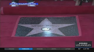 Nispey Hussle posthumously receives star on Hollywood Walk of Fame