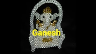 Crystal  Beaded Ganesh/Crystal Pearl Ganesh |Nomi.Namita crafts