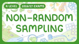 A-Level Biology - Non-random Sampling - Methods | Abiotic Factors & Distribution (2026/27 exams)