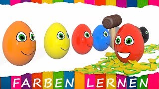 Farben lernen Kinder | Bunte Eier | FARBEN | 2018