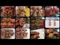 party wear earrings jhumkas designs//with weight.