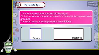 Let us Paint Part 7 | Rectangle Tool | How to draw squares and rectangles | Chapter 7 | Class 1