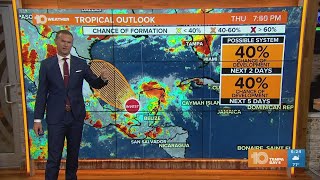 Tracking The Tropics Possible System Could Develop Over The Next Day Or So