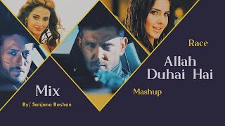 Allah Duhai Hai - Mashup | Hrithik Roshan, Tiger Shroff, Katrina Kaif, Disha Patani- VM | Race - Mix