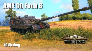 AMX 50 Foch B, 10.8K Damage, 7 Kills, Fisherman's Bay - World of Tanks