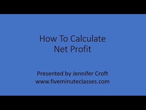 How To Calculate Net Profit How To Calculate Net Profit