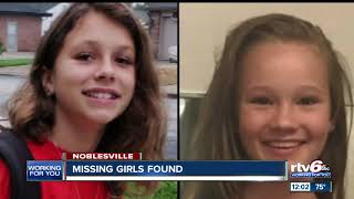 Missing Noblesville girls found